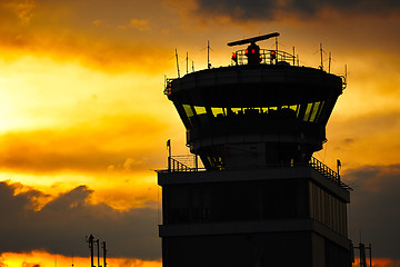 Image showing Air traffic control tower