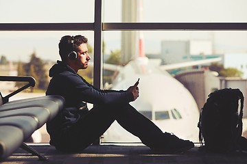 Image showing Travel at the airport