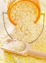 Image showing raw rice