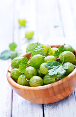 Image showing green gooseberry