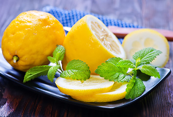 Image showing fresh lemon