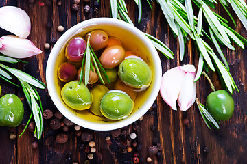 Image showing olive oil