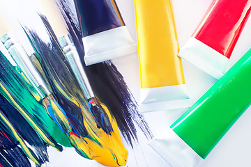 Image showing color acrilic paint