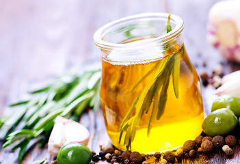 Image showing olive oil