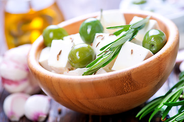 Image showing feta cheese