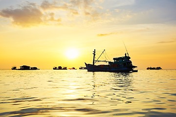 Image showing Fishing village