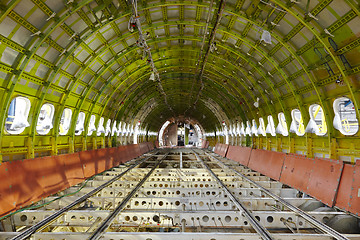 Image showing Airplane under maintenance 