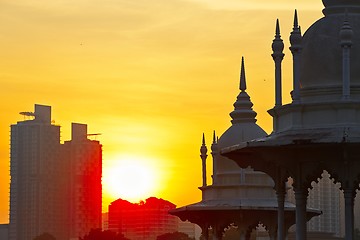 Image showing Sunrise in Kuala Lumpur