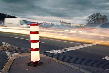 Image showing Evening traffic 