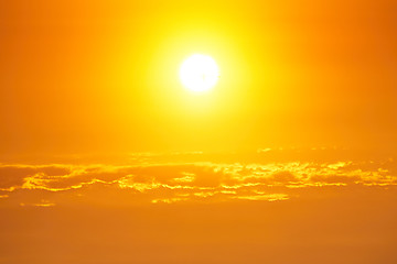 Image showing Bright sun