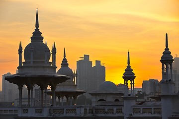 Image showing Sunrise in Kuala Lumpur