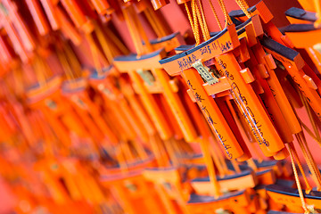 Image showing Fushimi Inari Taisha Shrine in Kyoto, Japan.