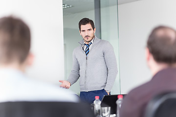 Image showing Business team office meeting.