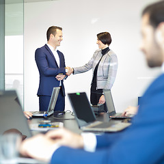 Image showing Business people shaking hands.