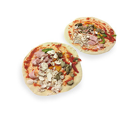 Image showing Uncooked pizza