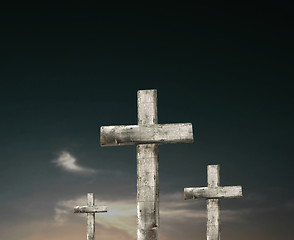Image showing 3 crosses