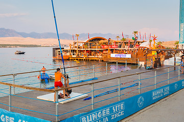 Image showing Party on Zrce beach, Novalja, Pag island, Croatia.