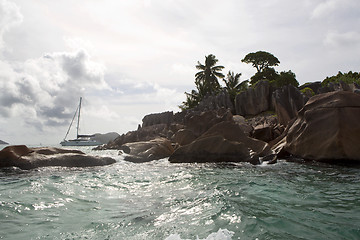 Image showing Tropical island St. Pierre, Seychelles