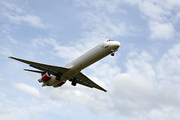 Image showing  jet landing