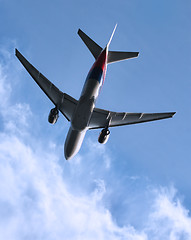 Image showing  jet taking off