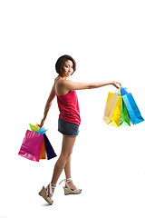 Image showing Shopping woman