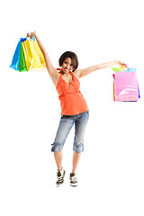 Image showing Shopping woman