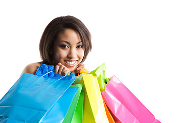 Image showing Shopping woman