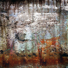 Image showing Rusty-colored grunge background