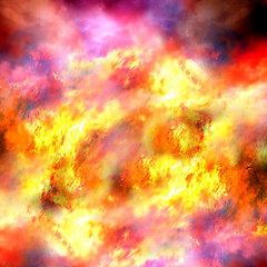 Image showing fiery background