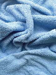 Image showing Blue towel