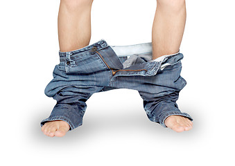 Image showing Trousers down