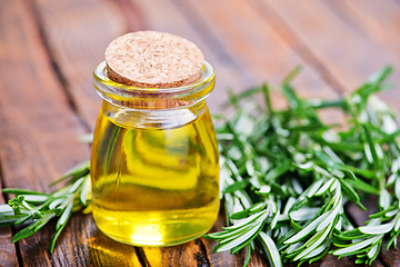 Image showing rosemary oil