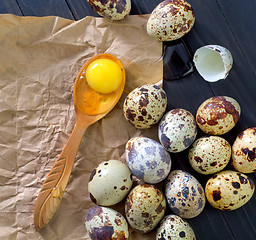 Image showing quail eggs