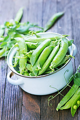 Image showing green peas