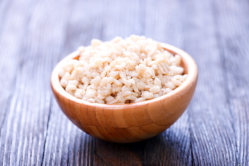 Image showing boiled barley porridge