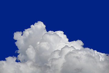 Image showing Fluffy Cumulus Cloud Cutout