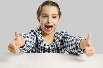 Image showing Happy little at school