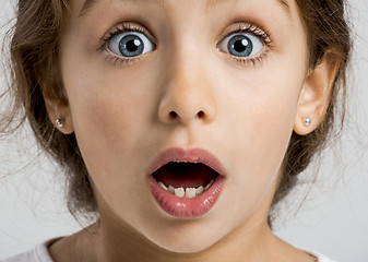 Image showing Surprised girl