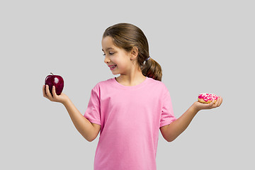 Image showing Donut or Apple