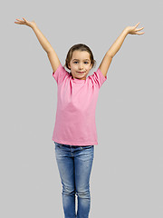 Image showing Happy little girl