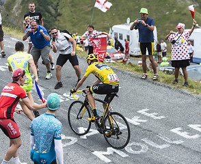 Image showing The Cyclist Chris Froome - Tour de France 2015