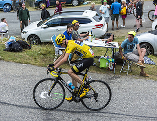 Image showing The Cyclist Chris Froome - Tour de France 2015