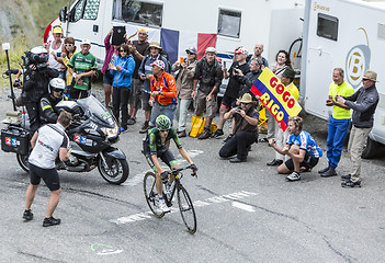 Image showing The Cyclist Pierre Rolland - Tour de France 2015