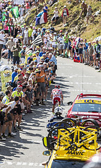 Image showing The Cyclist Joaquim Rodriguez on Col du Glandon - Tour de France