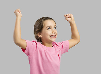 Image showing Happy little girl