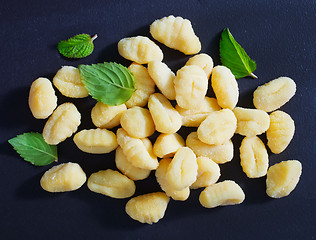 Image showing raw potato gnocchi