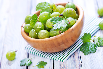 Image showing green gooseberry