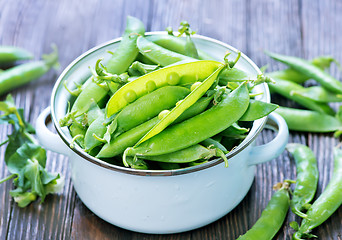 Image showing green peas