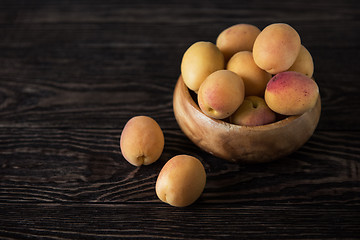 Image showing orange fresh apricots