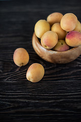 Image showing orange fresh apricots